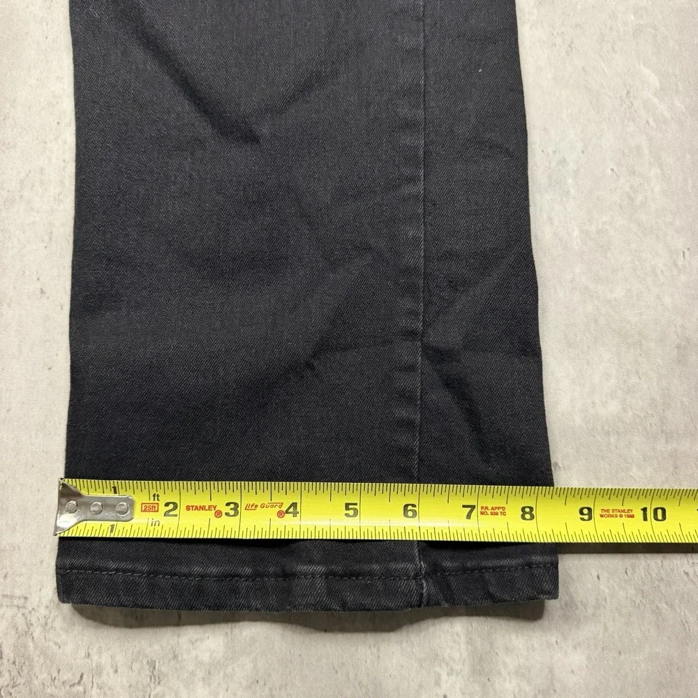 Levi's 514 Straight Fit Jeans Faded Black Denim 38x32 Mens Pants Work USA